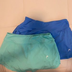 Set of Head athletic skorts